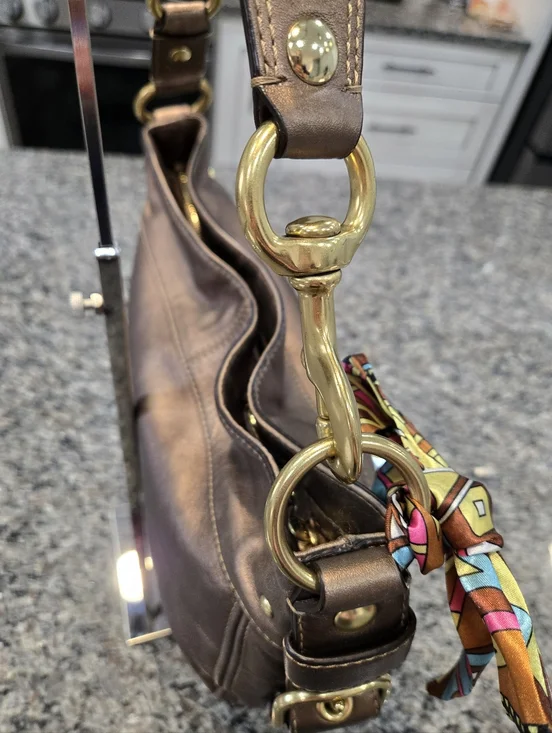 Coach Zoe Hobo Shoulder Bag - Picture 8 of 14